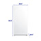 Element 13.8 cu. ft. Upright Convertible Freezer / Refrigerator - White (EUF14CDBW)