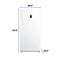 Element 13.8 cu. ft. Upright Convertible Freezer / Refrigerator - White, ENERGY STAR (EUF14CEBW)