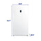 Element 17.0 cu. ft. Upright Convertible Freezer / Refrigerator - White, ENERGY STAR (EUF17CEBW)