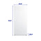 Element 21.0 cu. ft. Upright Convertible Freezer / Refrigerator - White (EUF21CDBW)