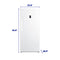 Element 21.0 cu. ft. Upright Convertible Freezer / Refrigerator - White, ENERGY STAR (EUF21CEBW)