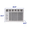 Element 5,000 BTU Window Air Conditioner – White (EWM05B)