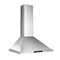 Elite 36-Inch Pyramidal Chimney Range Hood, 640 Max Blower CFM