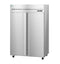 Freezer, Two Section Upright, Stainless Doors with Lock
