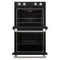 Vomero 30-Inch Double Wall Oven, , 10 cu.ft Total Capacity, 7100W Convection, Mechanical Controls, Manuel Steam Clean
