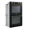 Vomero 30-Inch Double Wall Oven, , 10 cu.ft Total Capacity, 7100W Convection, Mechanical Controls, Manuel Steam Clean