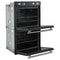 Vomero 30-Inch Double Wall Oven, , 10 cu.ft Total Capacity, 7100W Convection, Mechanical Controls, Manuel Steam Clean