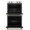 Vomero 30-Inch Double Wall Oven, , 10 cu.ft Total Capacity, 7100W Convection, Mechanical Controls, Manuel Steam Clean