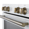 Vomero 30-Inch Double Wall Oven, , 10 cu.ft Total Capacity, 7100W Convection, Mechanical Controls, Manuel Steam Clean