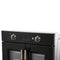Asti 30-Inch French Door Electric Wall Oven in & Antique Brass, 3.68 cu. ft. True Convection, 3,600W, Air Fry, Sous Vide, Self-Clean