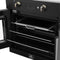 Asti 30-Inch French Door Electric Wall Oven in & Antique Brass, 3.68 cu. ft. True Convection, 3,600W, Air Fry, Sous Vide, Self-Clean