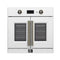 Asti 30-Inch French Door Electric Wall Oven in & Antique Brass, 3.68 cu. ft. True Convection, 3,600W, Air Fry, Sous Vide, Self-Clean