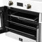 Asti 30-Inch French Door Electric Wall Oven in & Antique Brass, 3.68 cu. ft. True Convection, 3,600W, Air Fry, Sous Vide, Self-Clean