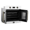 Asti 30-Inch French Door Electric Wall Oven in & Antique Brass, 3.68 cu. ft. True Convection, 3,600W, Air Fry, Sous Vide, Self-Clean