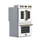 Asti 30-Inch Double Electric Wall Oven with Upper French Doors in & Antique Brass, 7.36 cu. ft. Dual True Convection, 7,200W, Air Fry, Sous Vide, Self-Clean