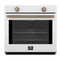 Vomero 30-Inch Wall Oven, , 5 cu.ft Capacity, 3550 Watts Convection, Mechanical Controls, Manuel Steam Clean