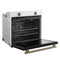 Vomero 30-Inch Wall Oven, , 5 cu.ft Capacity, 3550 Watts Convection, Mechanical Controls, Manuel Steam Clean