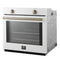 Vomero 30-Inch Wall Oven, , 5 cu.ft Capacity, 3550 Watts Convection, Mechanical Controls, Manuel Steam Clean