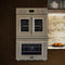Gallico 30-Inch Electric French Door Double Oven, , Convection Cooking, Touch Control Panel, Self-Cleaning Function