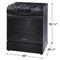 30" Gas Range with Steam Clean