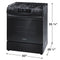 30" Gas Range with Steam Clean