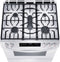 30" Gas Range with Steam Clean