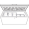 21.7 Cu. Ft. Manual Defrost Chest Freezer