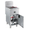 Commerciale Natural Gas Deep Fryer, 4 Burners 120,000 BTU, 50 lbs Oil Capacity