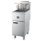 Commerciale Natural Gas Deep Fryer, 4 Burners 120,000 BTU, 50 lbs Oil Capacity