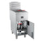 Commerciale Natural Gas Deep Fryer, 3 Burners 90,000 BTU, 40 lbs, Millivolt Control