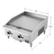 Commerciale 24 Inch Gas Griddle
