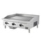 Commerciale 36 Inch Gas Griddle, 3 Burners