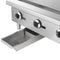 Commerciale 36 Inch Gas Griddle, 3 Burners