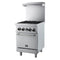 Commerciale 24 Inch Gas Range with 4 Burners