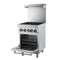Commerciale 24 Inch Gas Range with 4 Burners