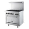 Commerciale 36 Inch Gas Range with 6 Burners