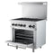 Commerciale 36 Inch Gas Range with 6 Burners