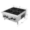 Commerciale 24 Inch Gas Hotplate