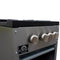 Commerciale gas stock pot range, 2 powerful 3-ring burners, 160,000 BTU, durable stainless steel, heavy-duty cast iron grates