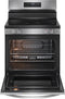 30-in Glass Top 5 Burners 5.3-cu ft Steam Cleaning Freestanding Electric Range