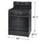 30" Gas Range with Steam Clean