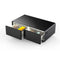 Evoluto Tavolo 51-Inch Black Smart Coffee Table – Dual Refrigerator Drawers, Bluetooth 5.0 Audio, Wireless Charging & RGB Ambient Light
