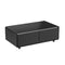 Evoluto Tavolo 51-Inch Black Smart Coffee Table – Dual Refrigerator Drawers, Bluetooth 5.0 Audio, Wireless Charging & RGB Ambient Light
