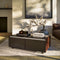 Evoluto Tavolo 51-Inch Smart Coffee Table with Wood-Accent Sides – Dual Cooling Zones, Wireless Charging Pad & Built-In Bluetooth Speakers