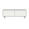 Evoluto Tavolo 51-Inch White Smart Coffee Table – Dual Refrigerator Drawers, Bluetooth 5.0 Audio, Wireless Charging & RGB Ambient Light