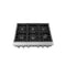 Cossato Alta Qualita 36-Inch Pro-Style Gas Rangetop, , 6 Sealed Burners, 83,000 BTU Total Output, Continuous Cast Iron Grates