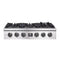 Spezia Alta Qualita 36-Inch Pro-Style Gas Rangetop, , 6 Sealed Burners, Continuous Cast Iron Grates, High Heat Output