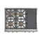 Spezia Alta Qualita 36-Inch Pro-Style Gas Rangetop, , 6 Sealed Burners, Continuous Cast Iron Grates, High Heat Output