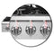 Spezia Alta Qualita 36-Inch Pro-Style Gas Rangetop, , 6 Sealed Burners, Continuous Cast Iron Grates, High Heat Output