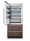 36"W. Integrated Panel Ready Bottom Freezer